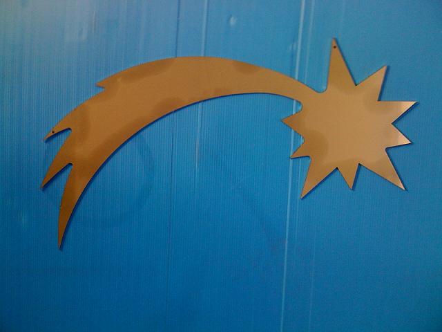 Sternschweif Stahl rostend